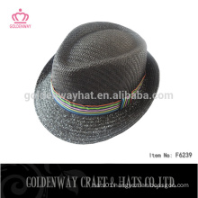 black with red band fedora hat kid straw hats to decorate